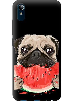 Чохол tpu на телефон vivo y91c мопс і кавун "4665b-1762-58250"