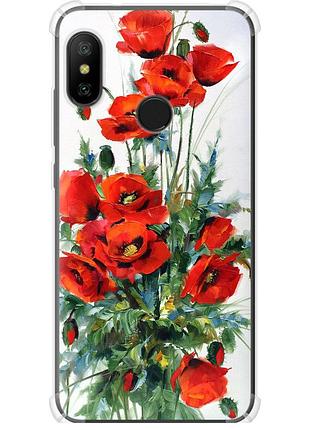 Чохол силіконовий протиударний с посиленими кутами на телефон xiaomi mi a2 lite маки "523sp-1522-58250"