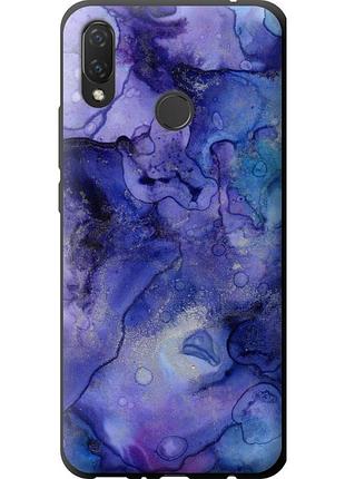 Чехол tpu на телефон huawei p smart plus мрамор 7 "4802b-1555-58250"