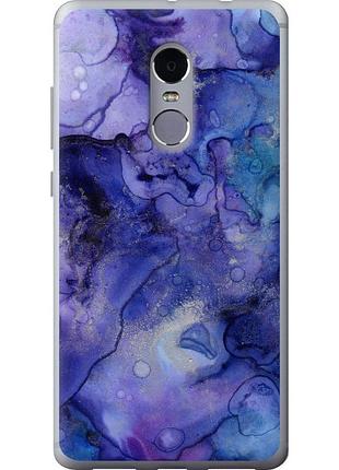 Чохол силіконовий на телефон xiaomi redmi note 4 мармур 7 "4802u-352-58250"