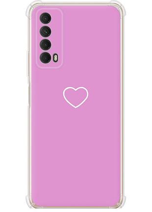 Чехол силикон с усиленными углами на телефон huawei p smart 2021 сердце 2 "4863sp-2100-58250"