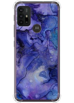 Чехол силикон с усиленными углами на телефон motorola moto g30 мрамор 7 "4802sp-2320-58250"