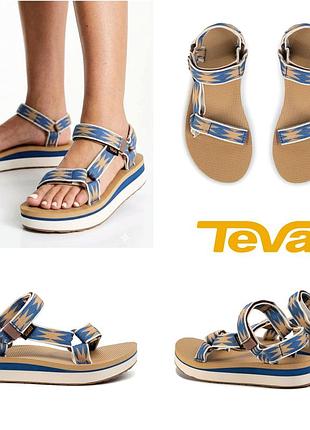 Оригинальные женские сандалии teva midform universal, 38р. на стопу 24 см