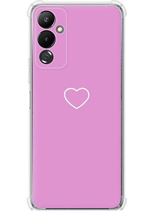 Чехол силикон с усиленными углами на телефон tecno pova 4 lg7n сердце 2 "4863sp-2967-58250"