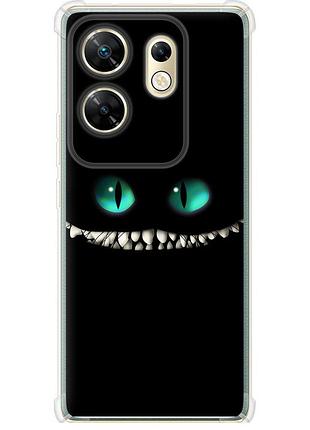 Чохол силіконовий протиударний с посиленими кутами на телефон infinix zero 30 4g чеширський кіт "689sp-3413-58250"