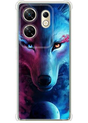 Чохол силіконовий протиударний с посиленими кутами на телефон infinix zero 30 4g арт-вовк "3999sp-3413-58250"