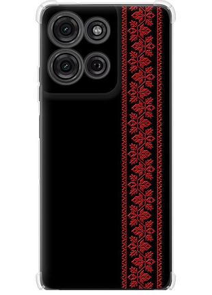 Чехол силикон с усиленными углами на телефон motorola moto g75 5g вышиванка 53 "2041sp-3890-58250"