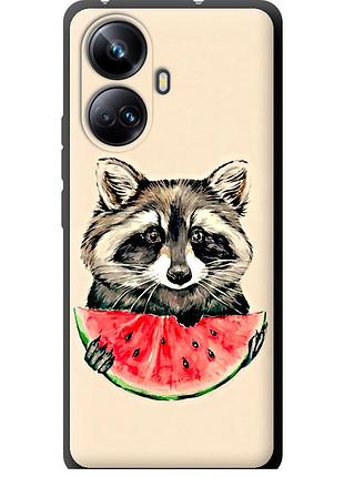 Чохол tpu на телефон realme 10 pro plus єнотик з кавуном "4605b-2944-58250"
