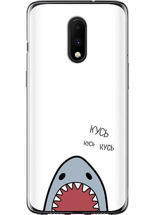 Чохол силіконовий на телефон oneplus 7 акула "4870u-1740-58250"