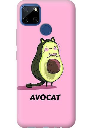 Чехол 2d пластиковый на телефон realme c12 avocat "4270t-2240-58250"