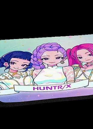 Детский нейлоновый школьный пенал кейпоп охотники на демонов kpop demon hunters