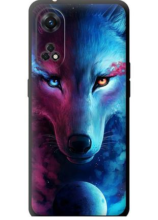 Чохол tpu на телефон oppo reno8 t арт-вовк "3999b-2969-58250"