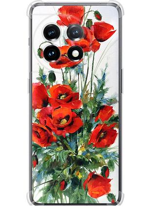 Чехол силикон с усиленными углами на телефон oneplus 11 маки "523sp-2940-58250"