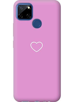 Чехол 2d пластиковый на телефон realme c12 сердце 2 "4863t-2240-58250"