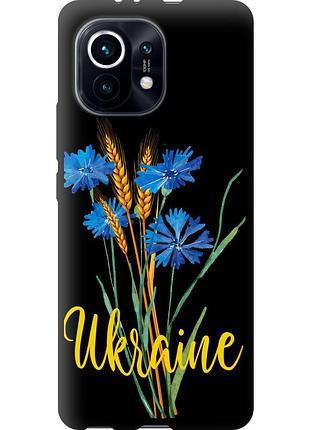 Чехол tpu патриотический на телефон xiaomi mi 11 ukraine v2 "5445b-2253-58250"