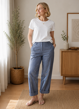 Zara укорочні штанці
