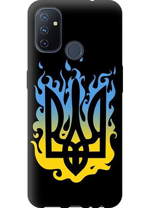 Чехол tpu патриотический на телефон oneplus nord n100 герб v1 "5258b-2130-58250"
