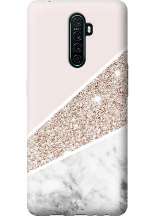 Чехол силиконовый на телефон oppo reno ace пастельный мрамор "4342u-1964-58250"