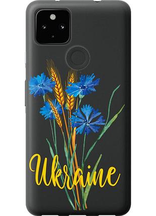 Чехол 2d пластиковый патриотический на телефон google pixel 5a ukraine v2 "5445t-2286-58250"