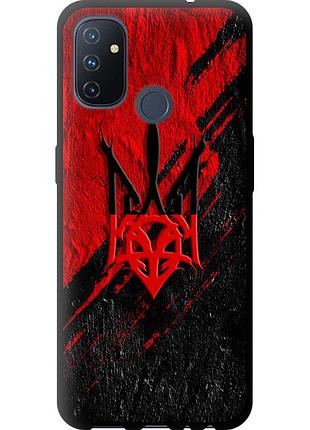 Чехол tpu патриотический на телефон oneplus nord n100 герб v4 "5293b-2130-58250"