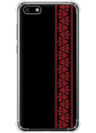 Чохол силіконовий протиударний с посиленими кутами на телефон huawei y5 2018 вишиванка 53 "2041sp-1500-58250"
