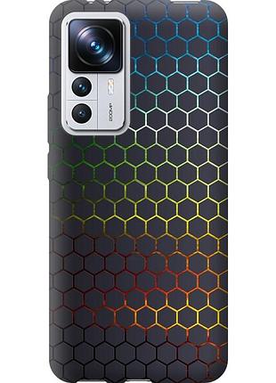 Чохол силіконовий на телефон xiaomi 12t pro соти, які переливаються "498u-2869-58250"