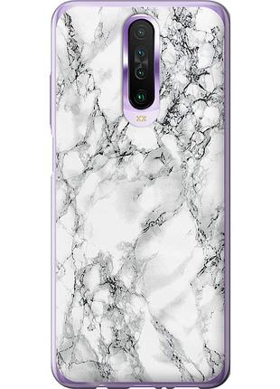 Чохол 2d пластиковий на телефон xiaomi redmi k30 мармур білий "4480t-1836-58250"