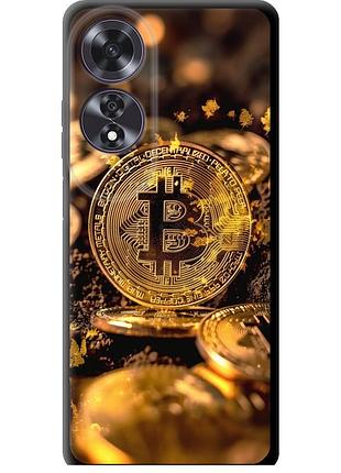 Чохол tpu на телефон oppo a60 4g золота лихоманка біткойна "6089b-3702-58250"