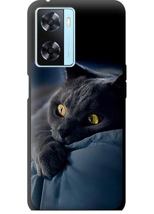 Чохол tpu на телефон oppo a57s димчастий кіт "825b-2931-58250"