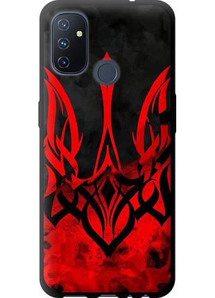 Чехол tpu патриотический на телефон oneplus nord n100 герб украины v2 "5312b-2130-58250"