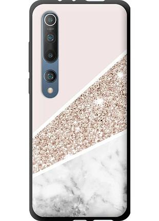Чехол tpu на телефон xiaomi mi 10 пастельный мрамор "4342b-1860-58250"