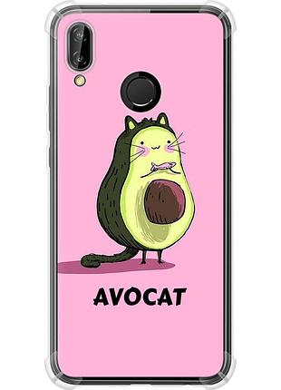 Чехол силикон с усиленными углами на телефон huawei p20 lite avocat "4270sp-1410-58250"