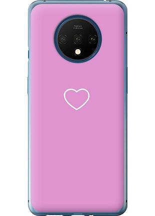 Чехол силиконовый на телефон oneplus 7t сердце 2 "4863u-1809-58250"