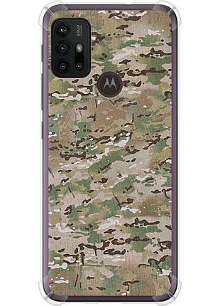 Чехол силикон с усиленными углами на телефон motorola moto g30 камуфляж v5 "1201sp-2320-58250"