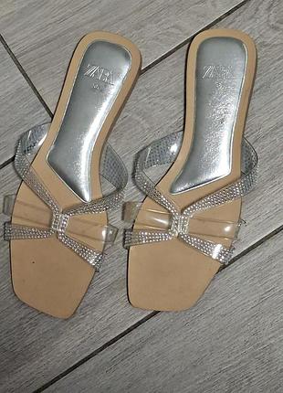 Шльопанці zara розмір 38