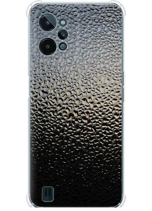 Чехол силикон с усиленными углами на телефон realme c31 мокрое стекло "245sp-2593-58250"