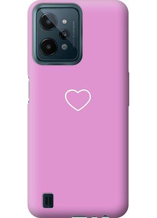 Чохол силіконовий на телефон realme c31 серце 2 "4863u-2593-58250"