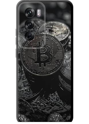 Чехол tpu на телефон oppo reno12 pro 5g black bitcoin "6090b-3740-58250"