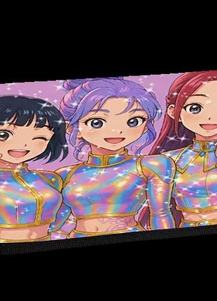 Детский нейлоновый школьный пенал кейпоп охотники на демонов kpop demon hunters