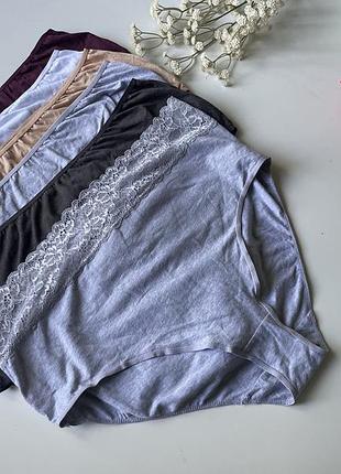 6 шт набір трусиків максі бавовняні primark