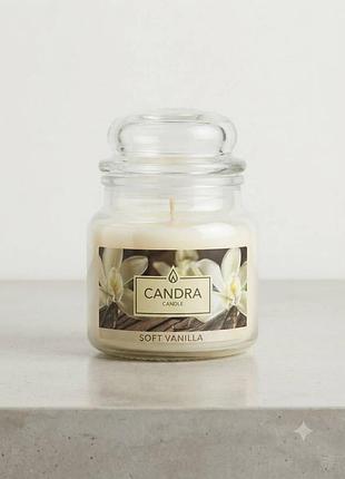 Ароматична свічка candra soft vanilla candra candle