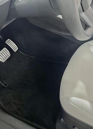 Текстильные коврики premium (черный) для tesla model y 2020-2024 гг
