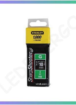Скоби для степлера stanley тип g 10мм 1000шт heavy duty для офісу та навчання