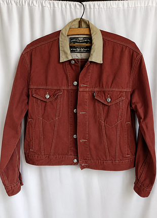 Джинсова куртка levi's vintage jacket 1991 usa вінтаж оригінал можливий торг