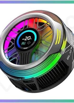 Мобильный кулер охлаждения black shark funcooler 6 pro магнитный черный для смартфонов и игровых устро sku_00000008881
