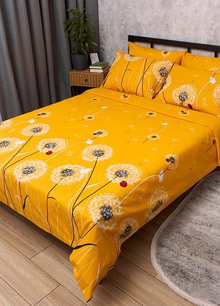 Комплект постельного белья moon&star бязь gold люкс ladybug yellow полуторный 143х210 наволочки 2х40х60 (ms-820014260)