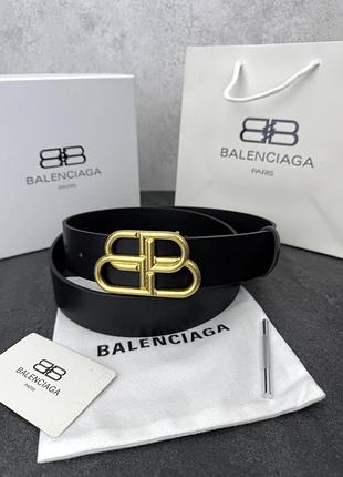 Balenciaga black gold 108-118 x 4 cm