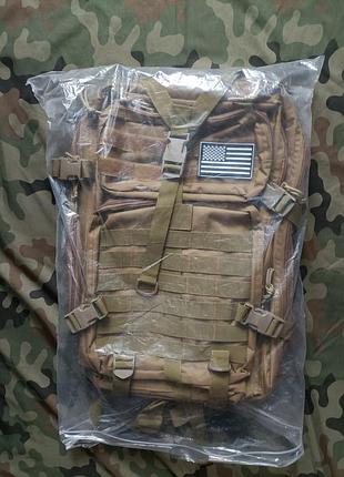 Тактичні рюкзаки 45л. койот ,