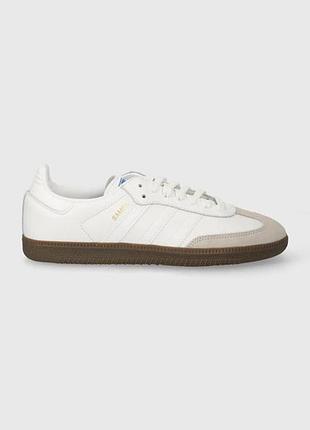 Adidas samba og cloud white gum білі