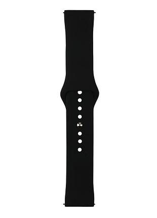 Ремешок universal 22mm silicone button design samsung/amazfit/huawei black (35683_3577579)